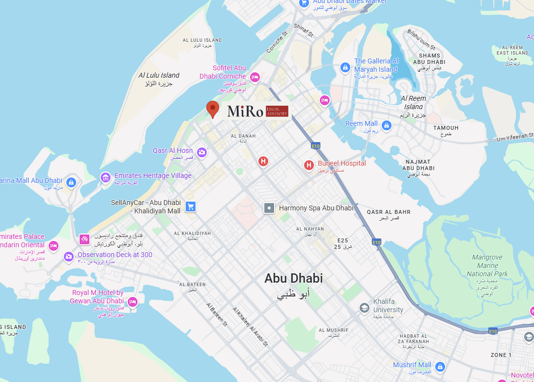 Abu Dhabi Office on a map