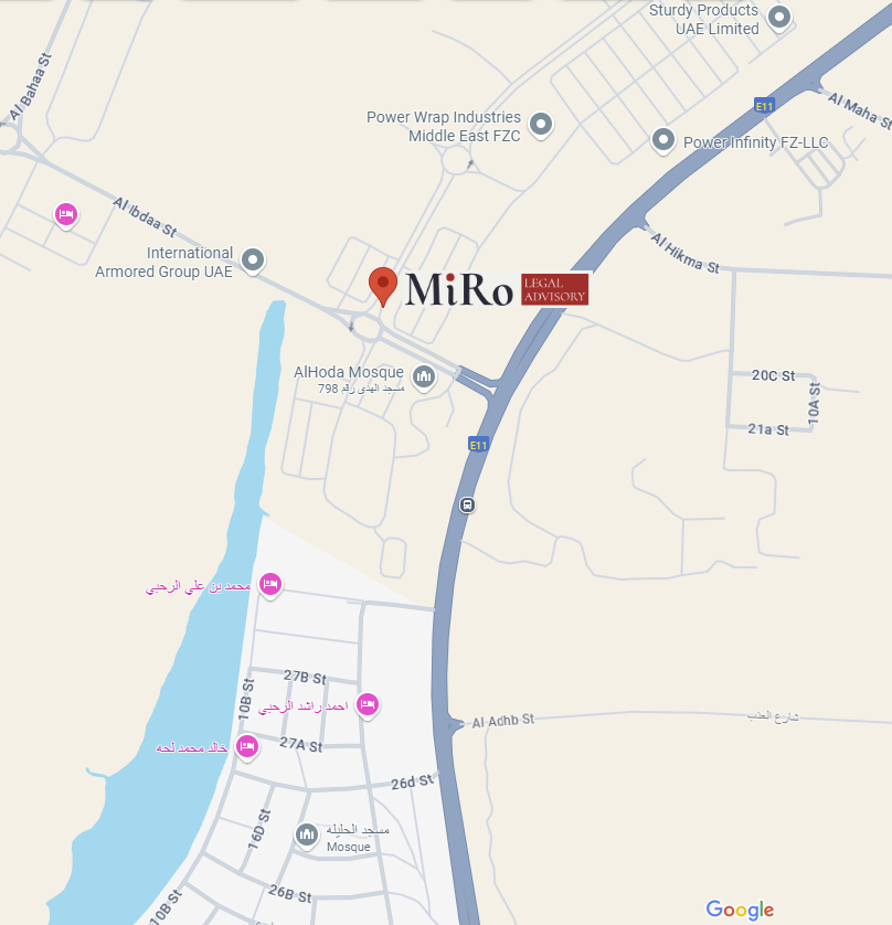 RAK Office on a map